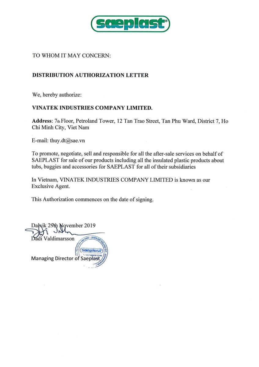 2019-12-01 Autorization Letter to Vinatek-min